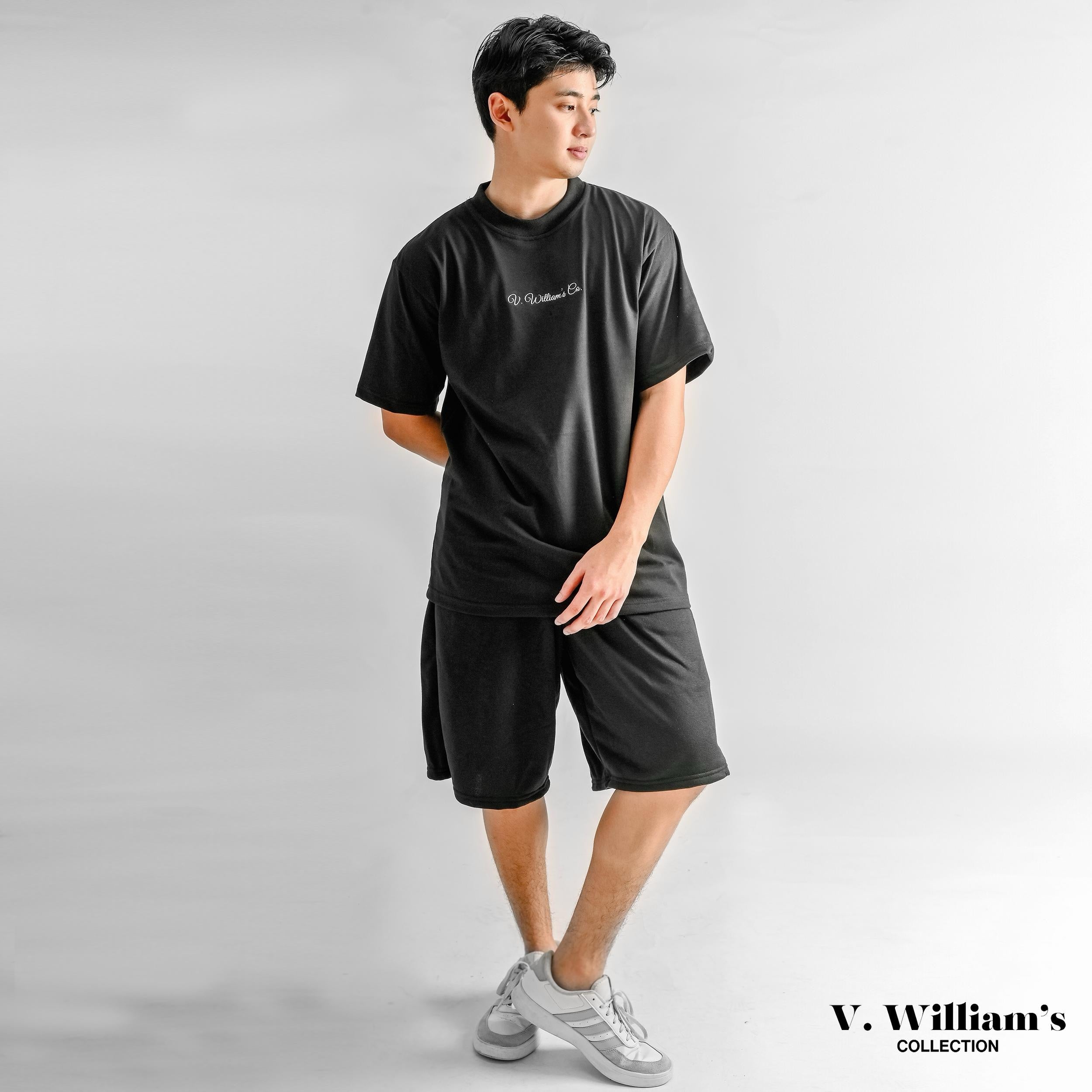 V. William's Premium Embroidered Oversized T-Shirt