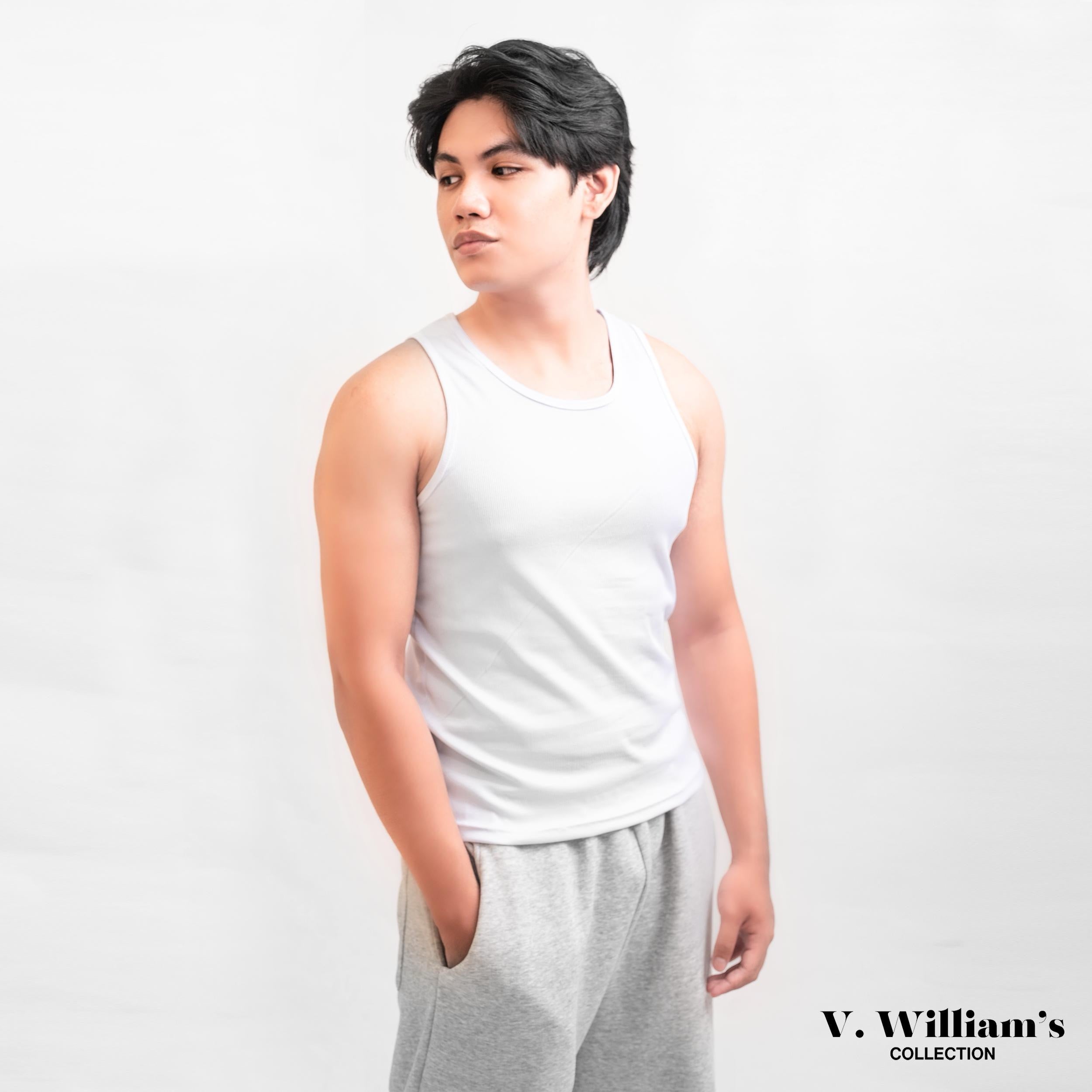 V. William's Premium Ribbed Sando