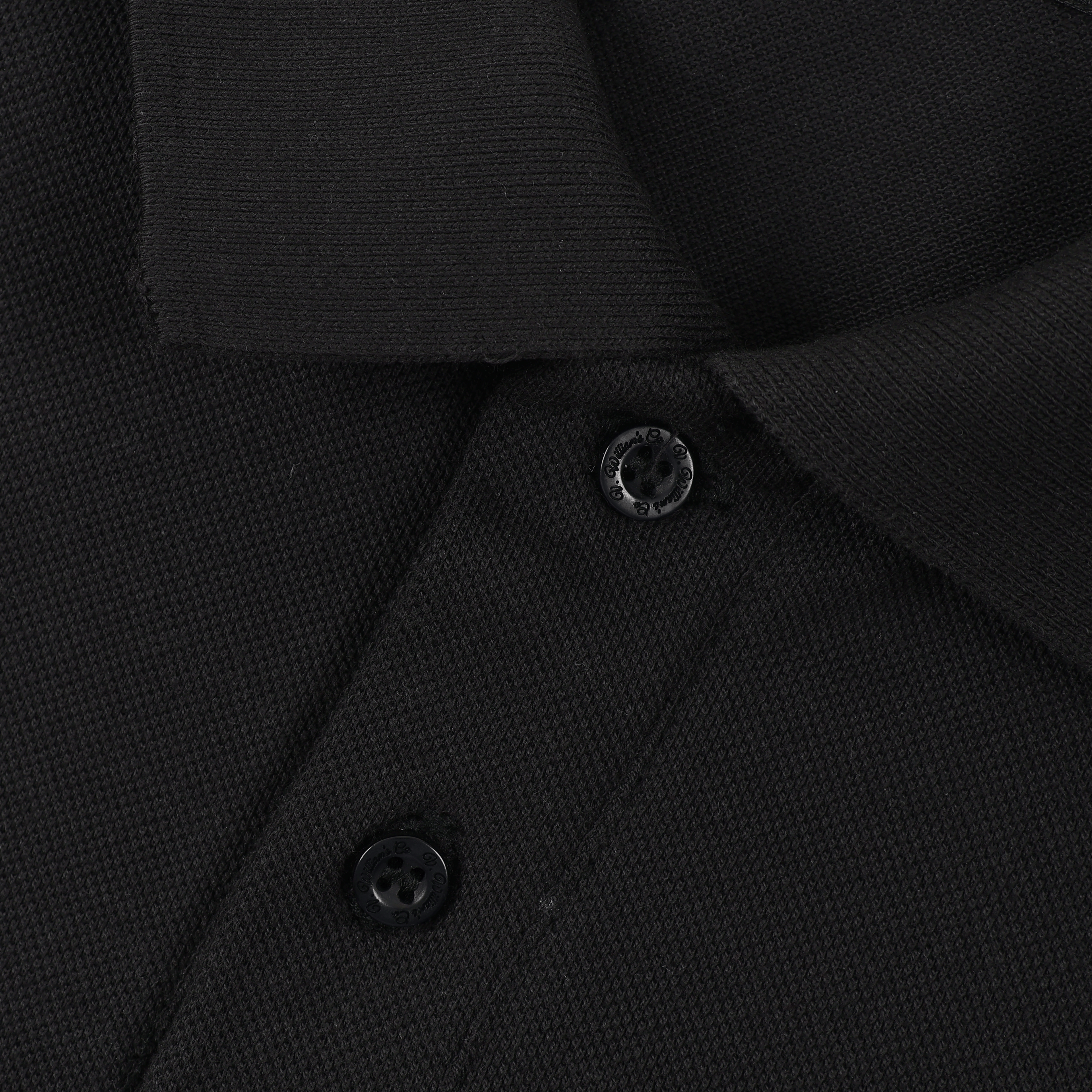 V. William's Signature Embroidered Petit Piqué Polo-Shirt