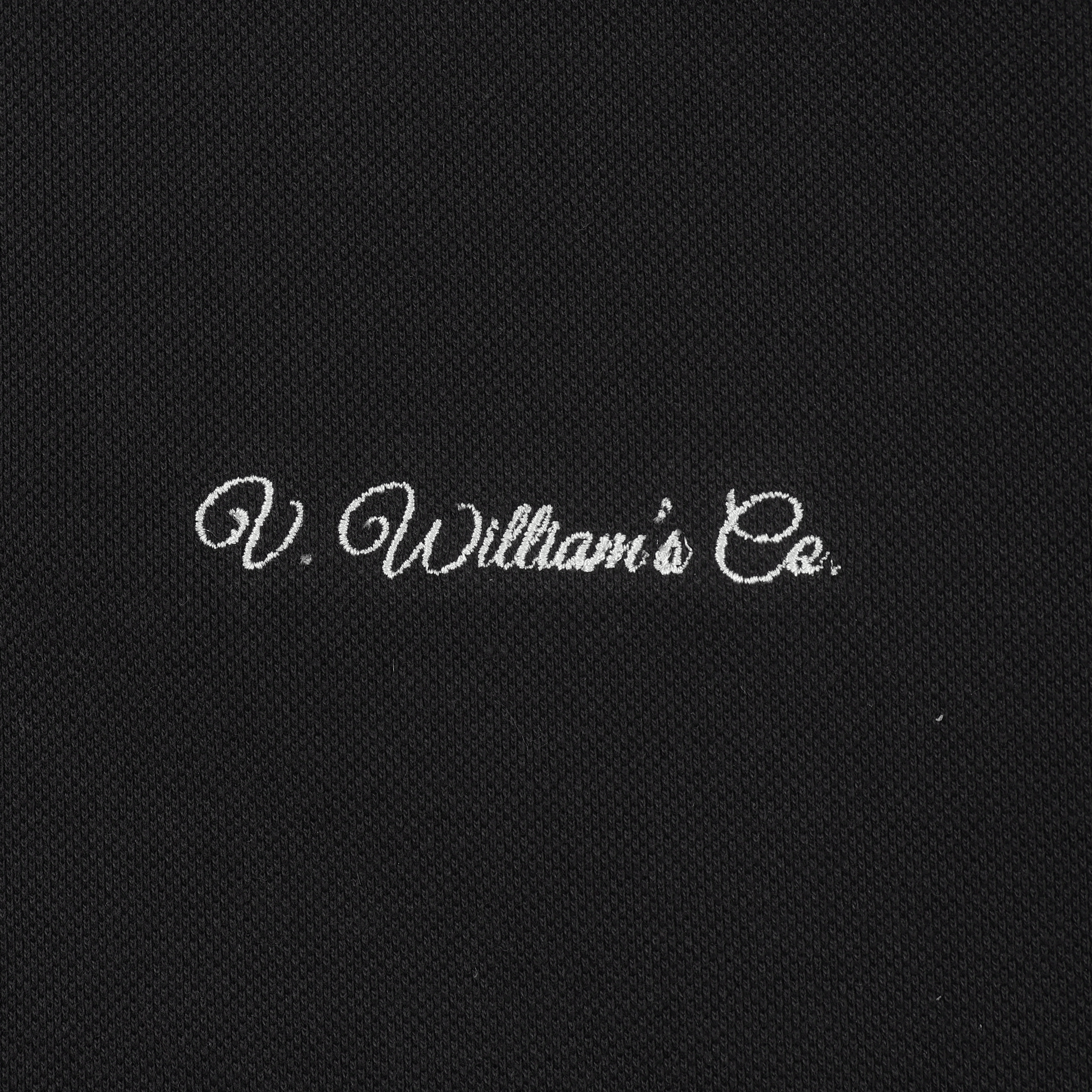 V. William's Signature Embroidered Petit Piqué Polo-Shirt