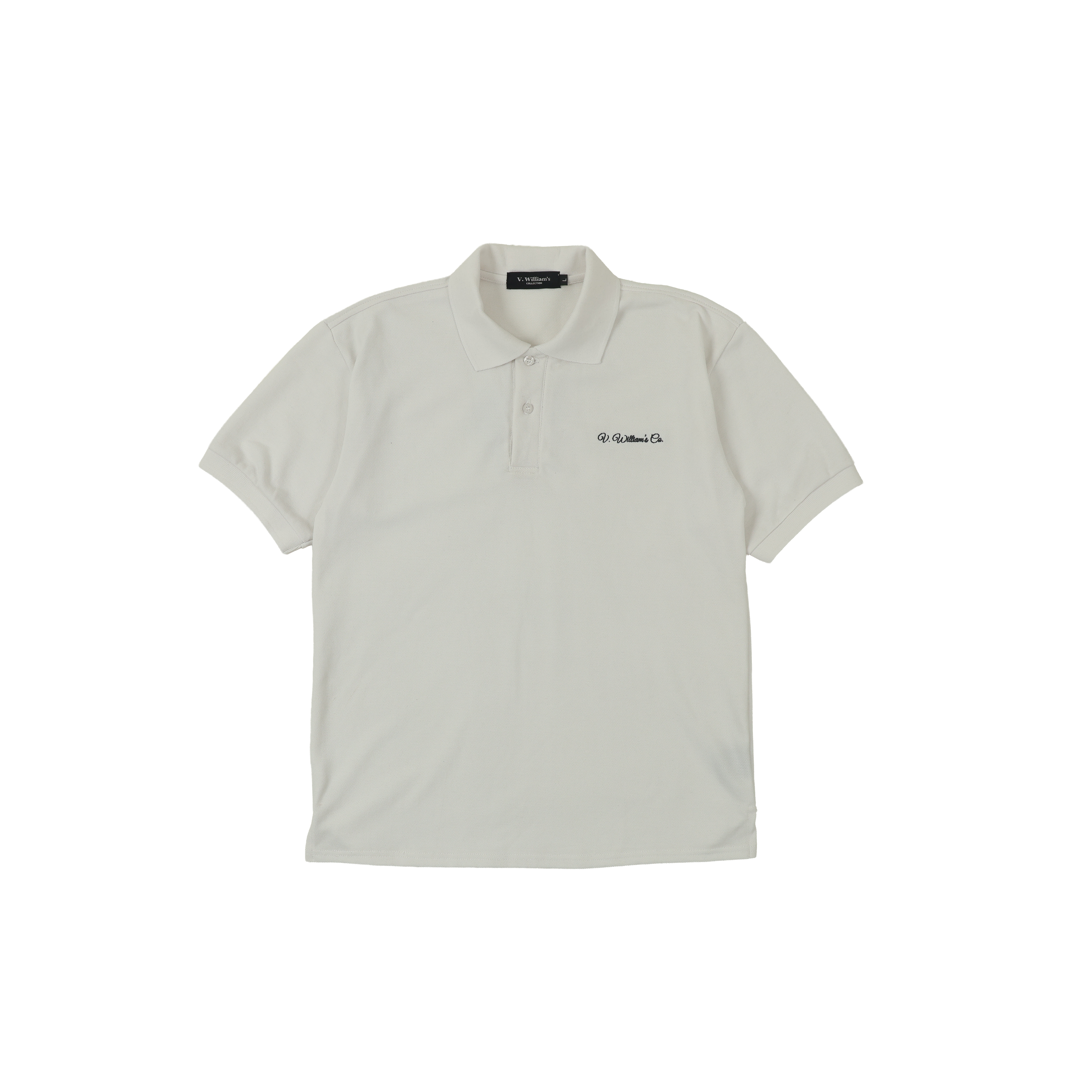 V. William's Signature Embroidered Petit Piqué Polo-Shirt