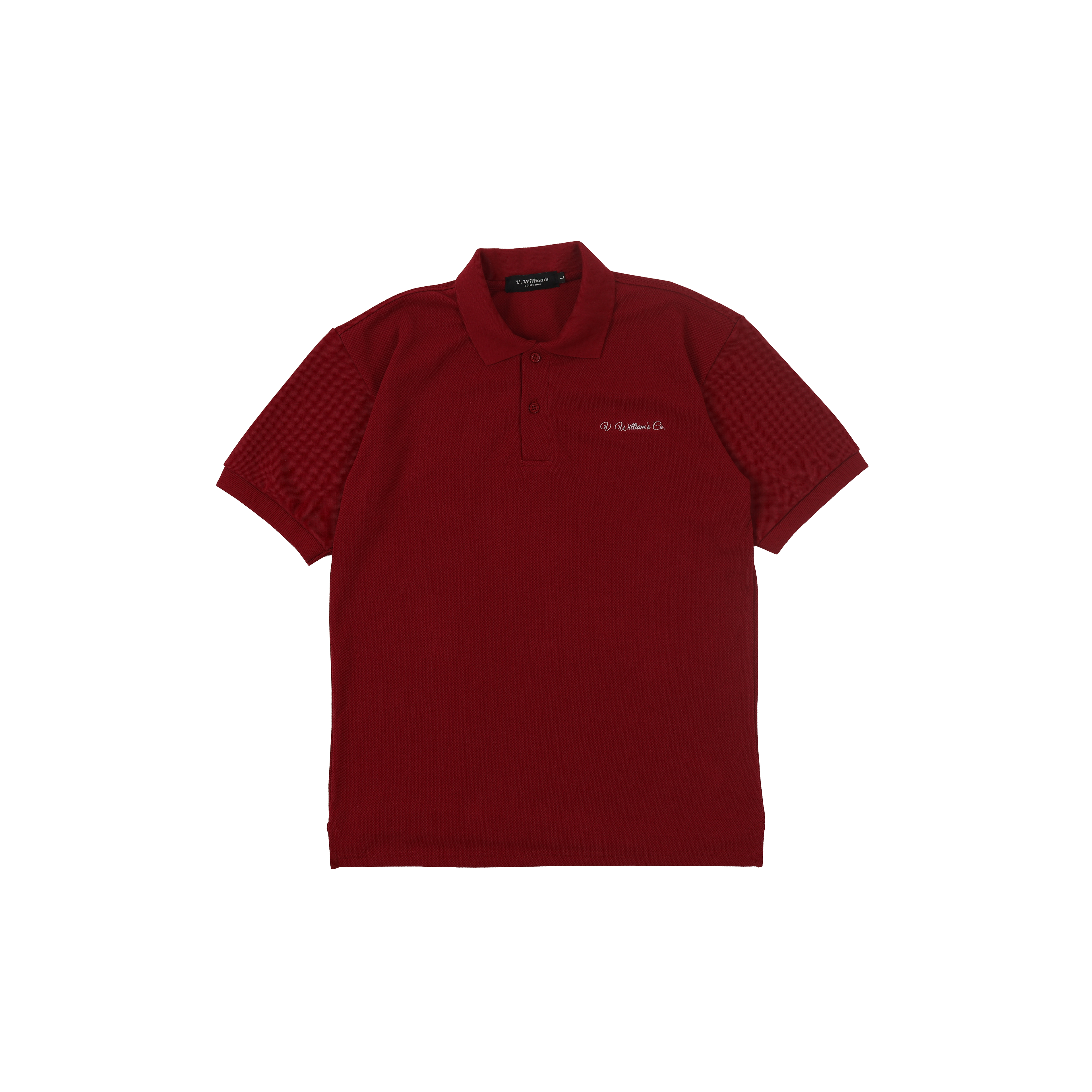 V. William's Signature Embroidered Petit Piqué Polo-Shirt
