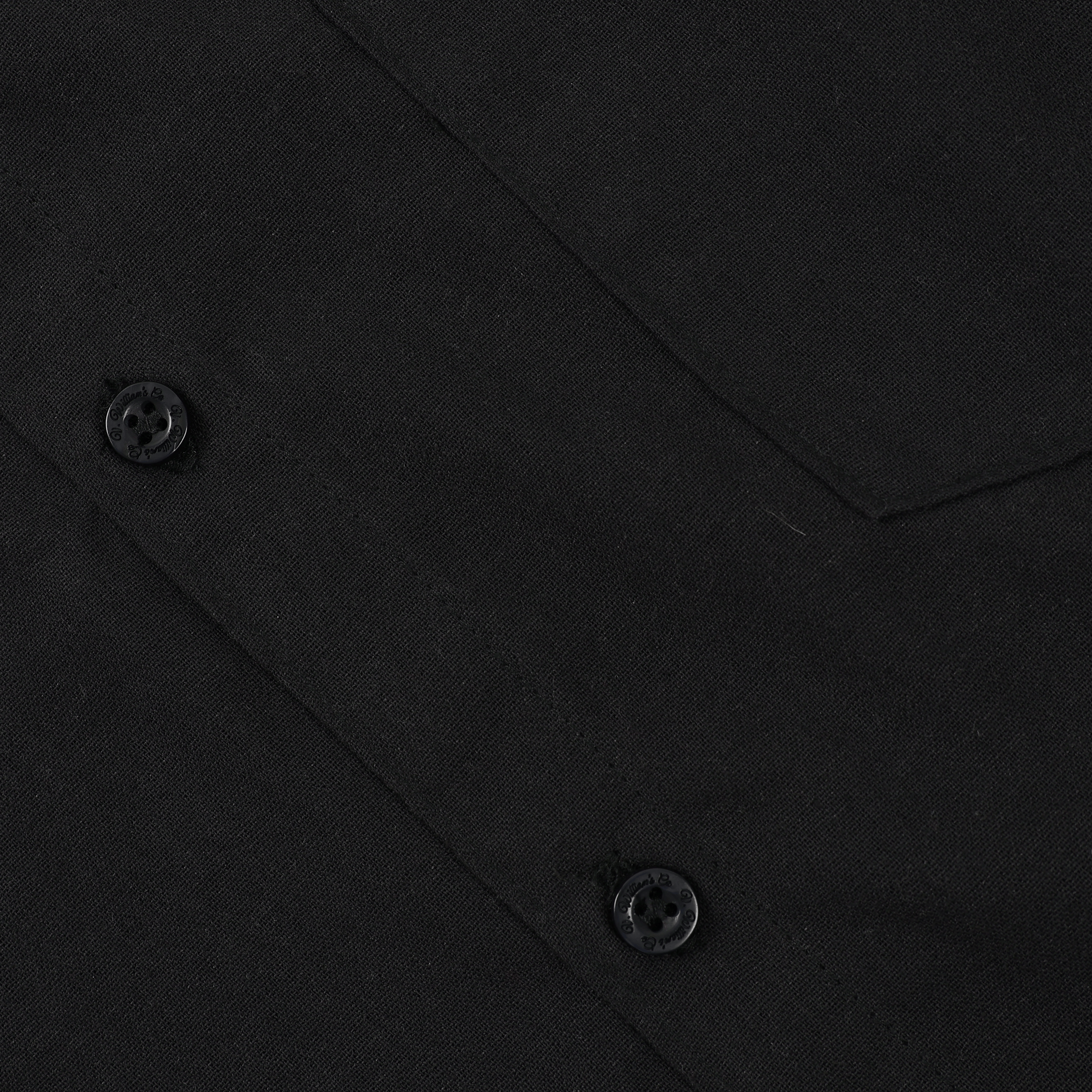 V. William's Cotton Linen Longsleeve Polo