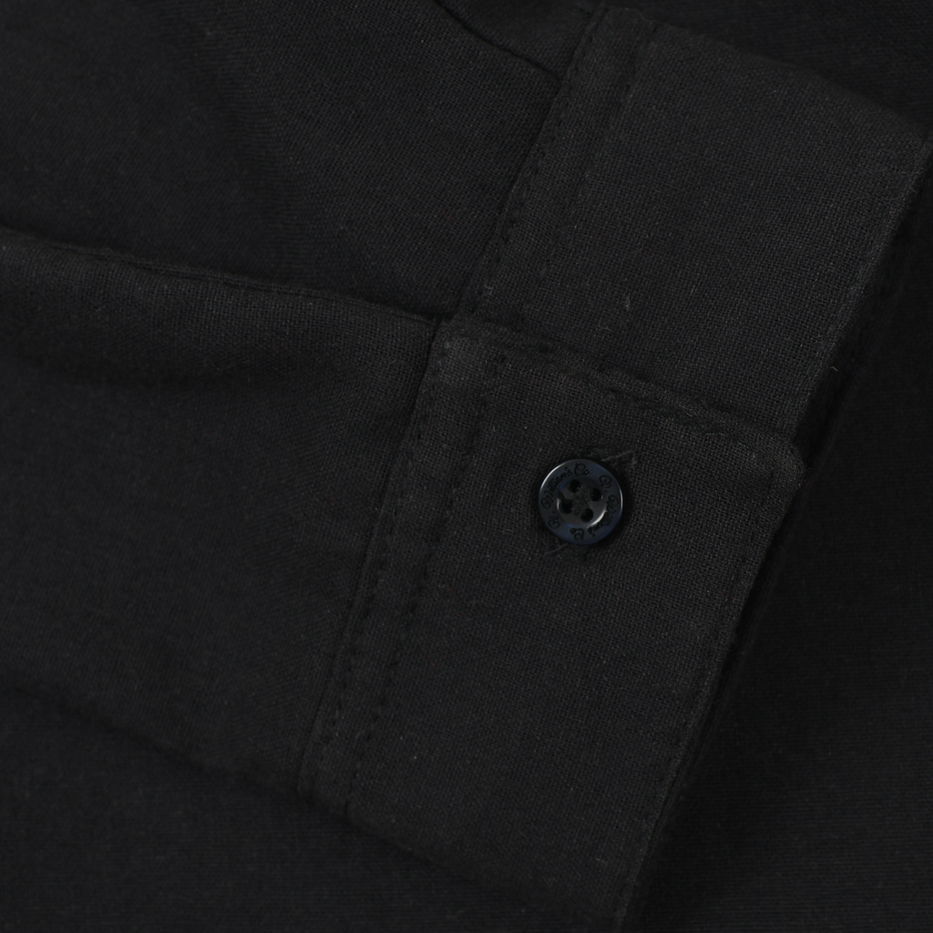 V. William's Cotton Linen Longsleeve Polo