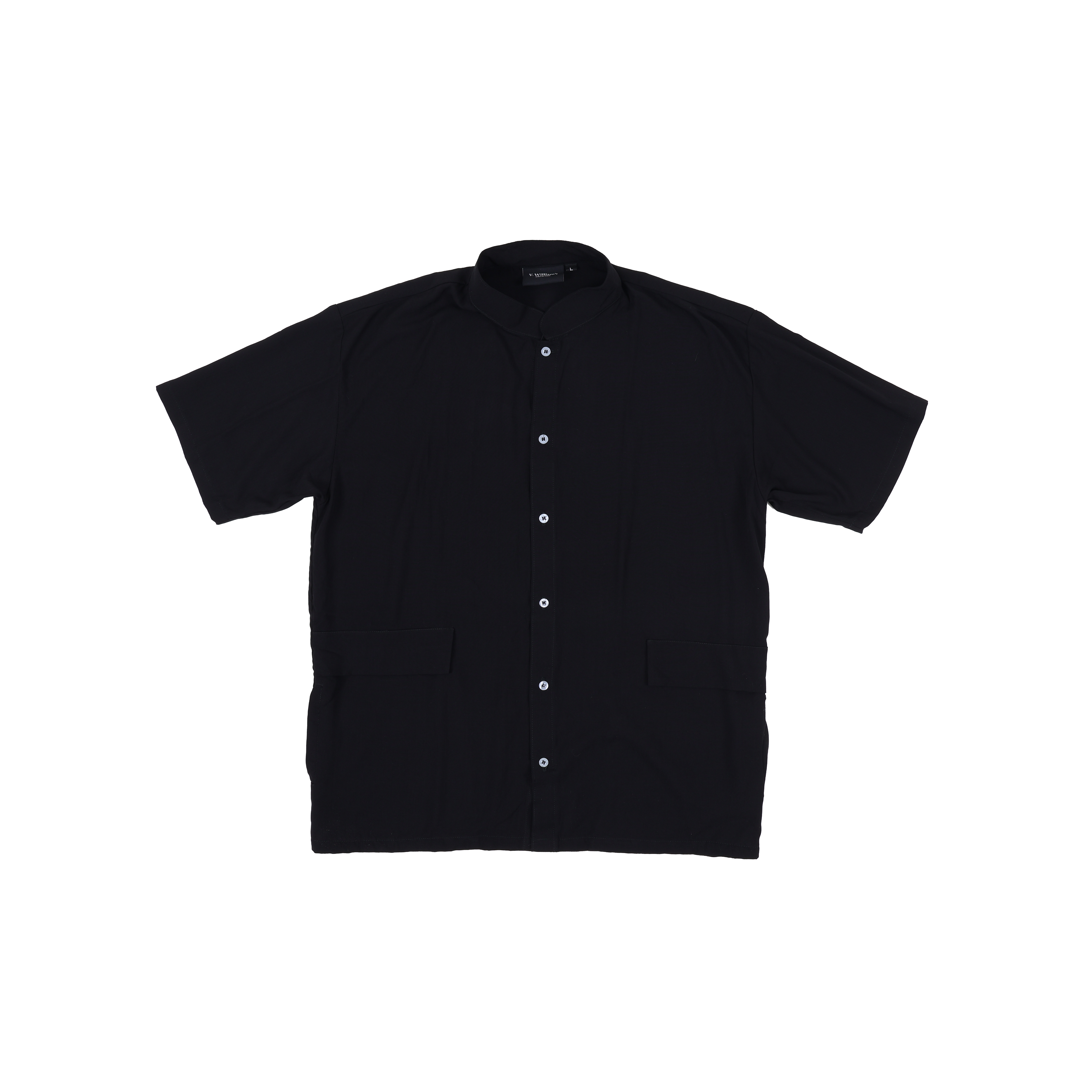 V. William's Mandarine Polo Chinese Collar Button Down