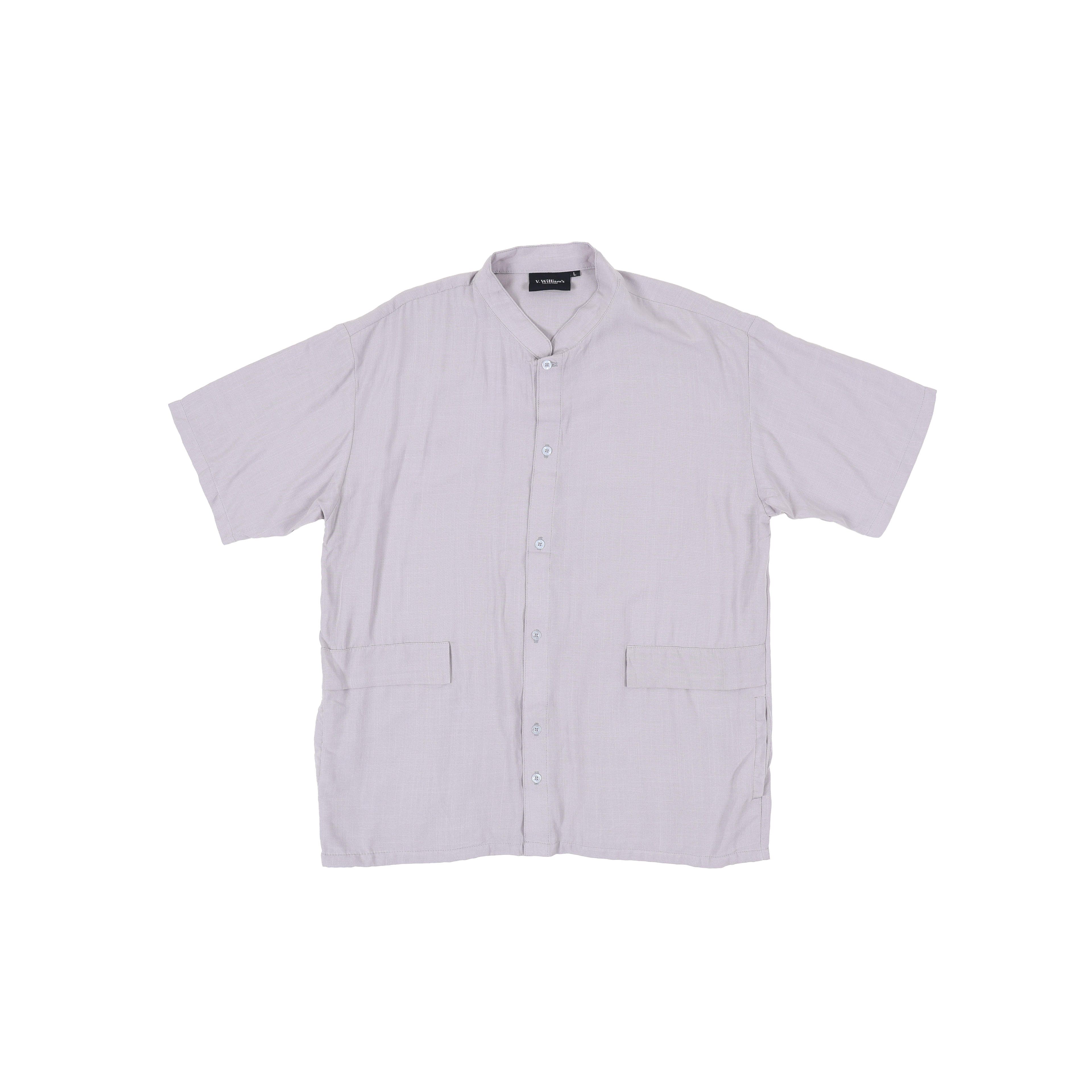 V. William's Mandarine Polo Chinese Collar Button Down