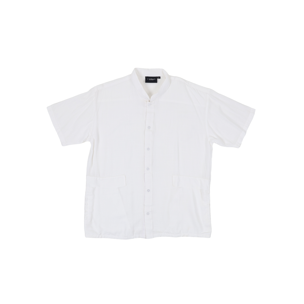 V. William's Mandarine Polo Chinese Collar Button Down