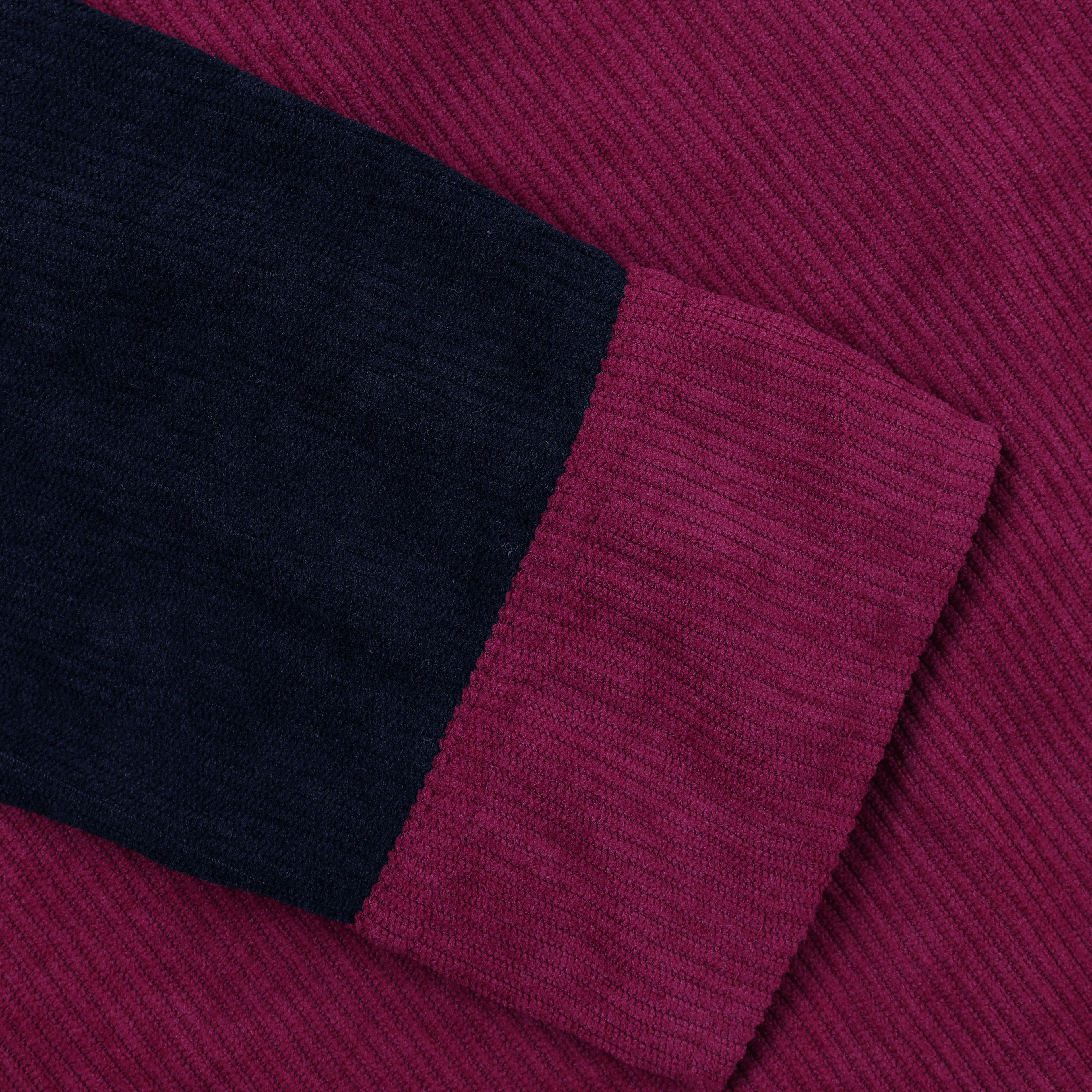 V. William's Curduroy Two-Tone Jacket Long Sleeves