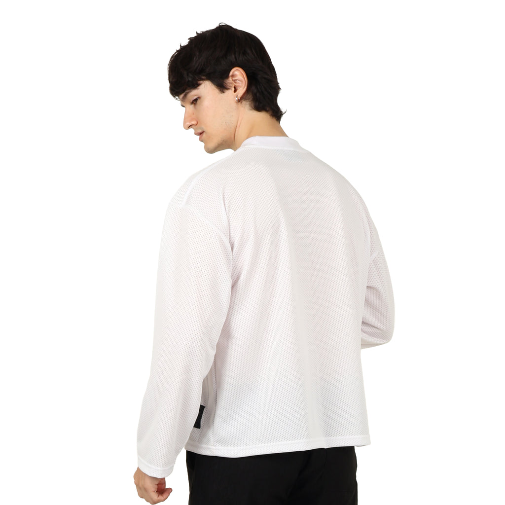 V. William's Mesh Boxy Cropped Longsleeve Jersey