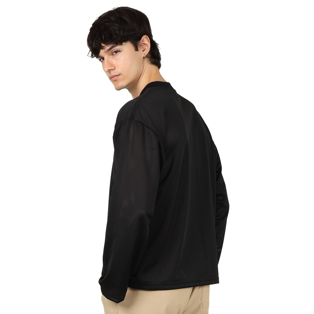 V. William's Mesh Boxy Cropped Longsleeve Jersey