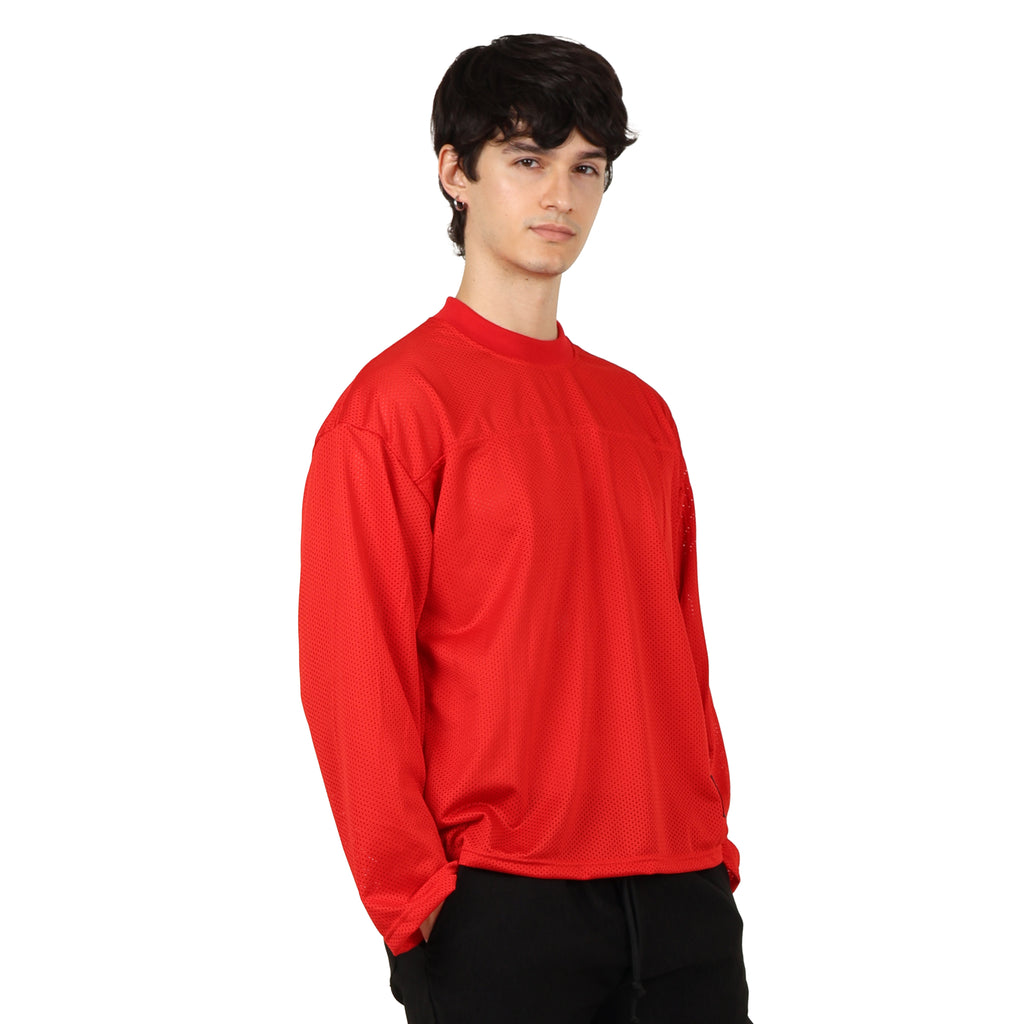 V. William's Mesh Boxy Cropped Longsleeve Jersey