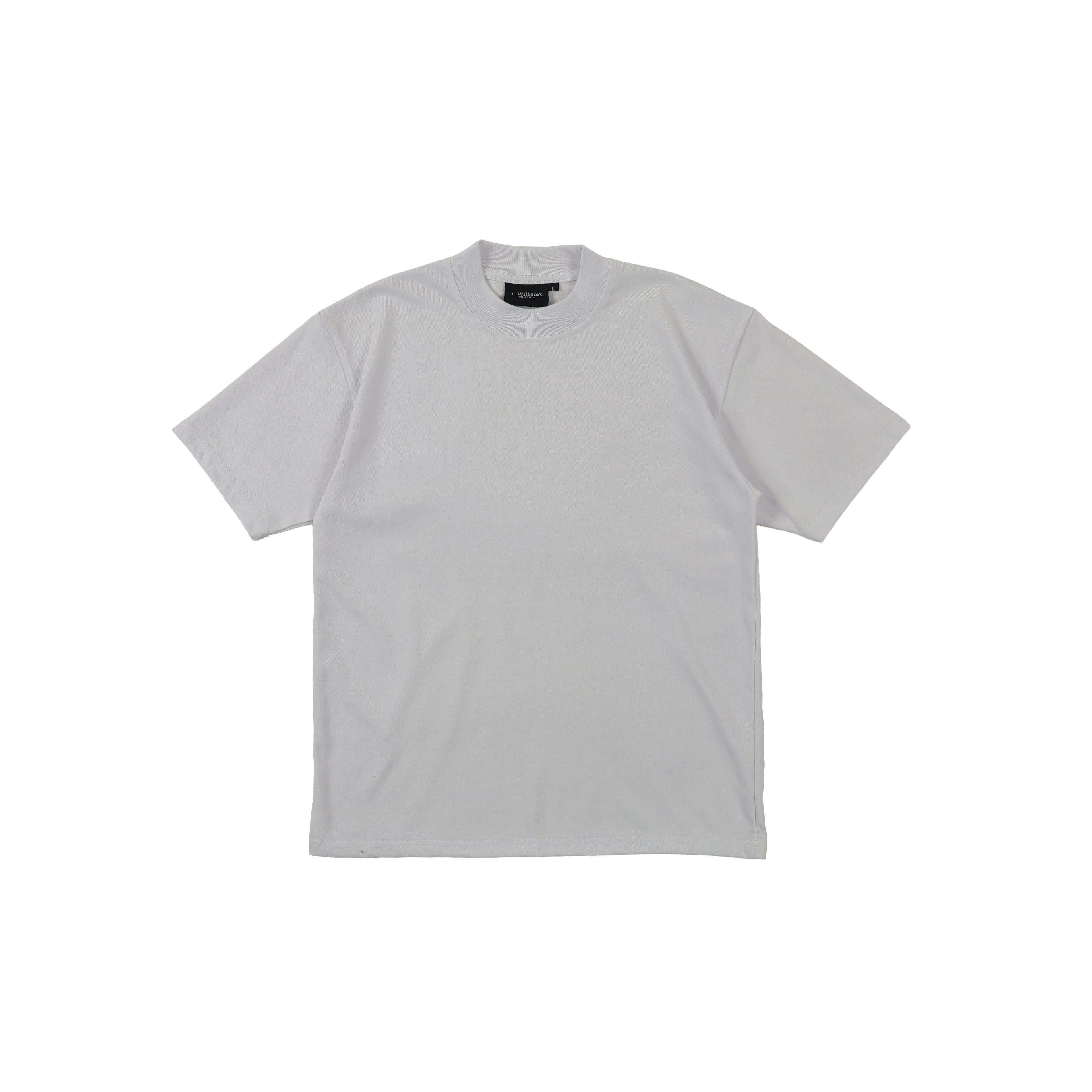 V. William's Heavy Cotton Mock Neck T-Shirt