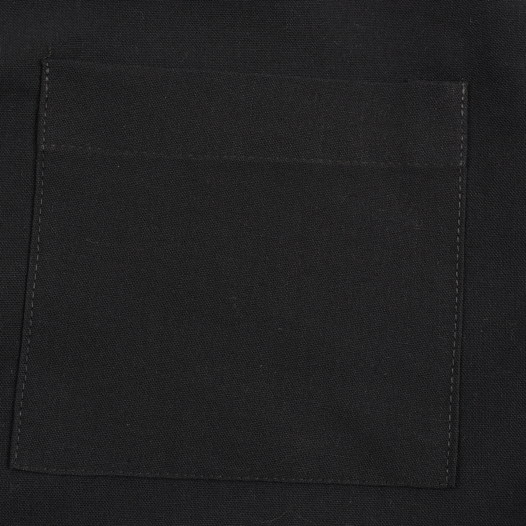 V. William's Linen Boxy Cropped Polo