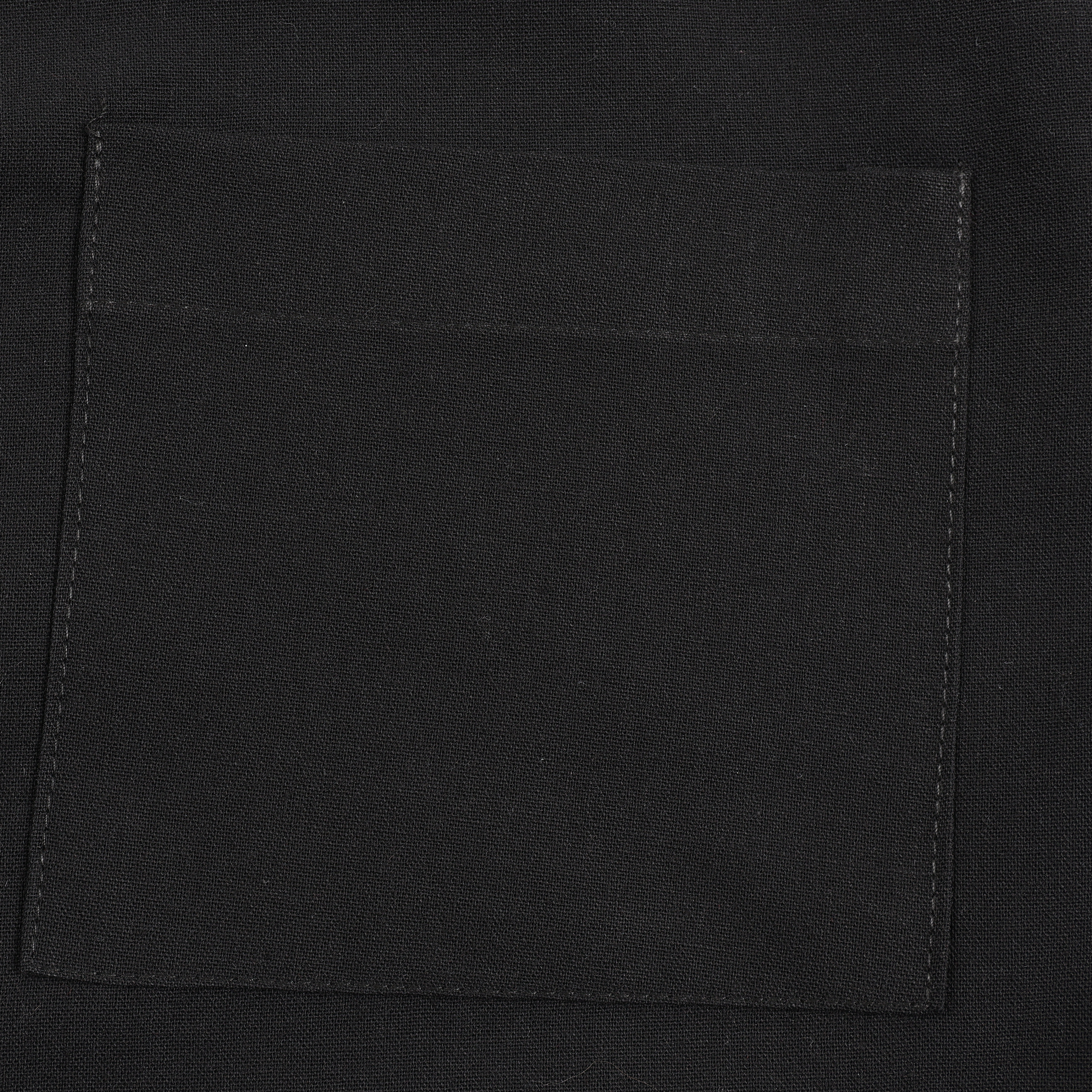 V. William's Linen Boxy Cropped Polo