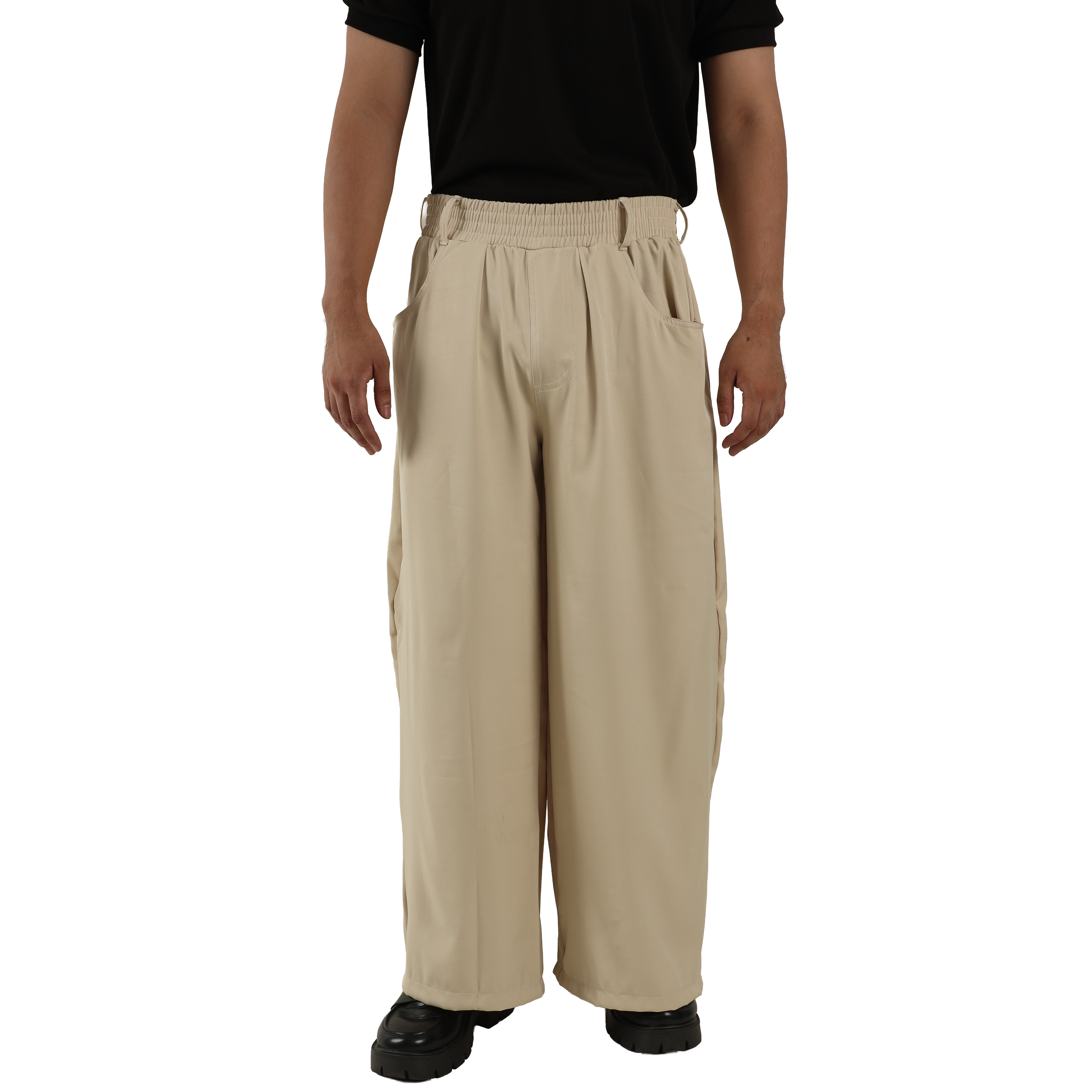 V. William's Cotton Twill Barrel Pants