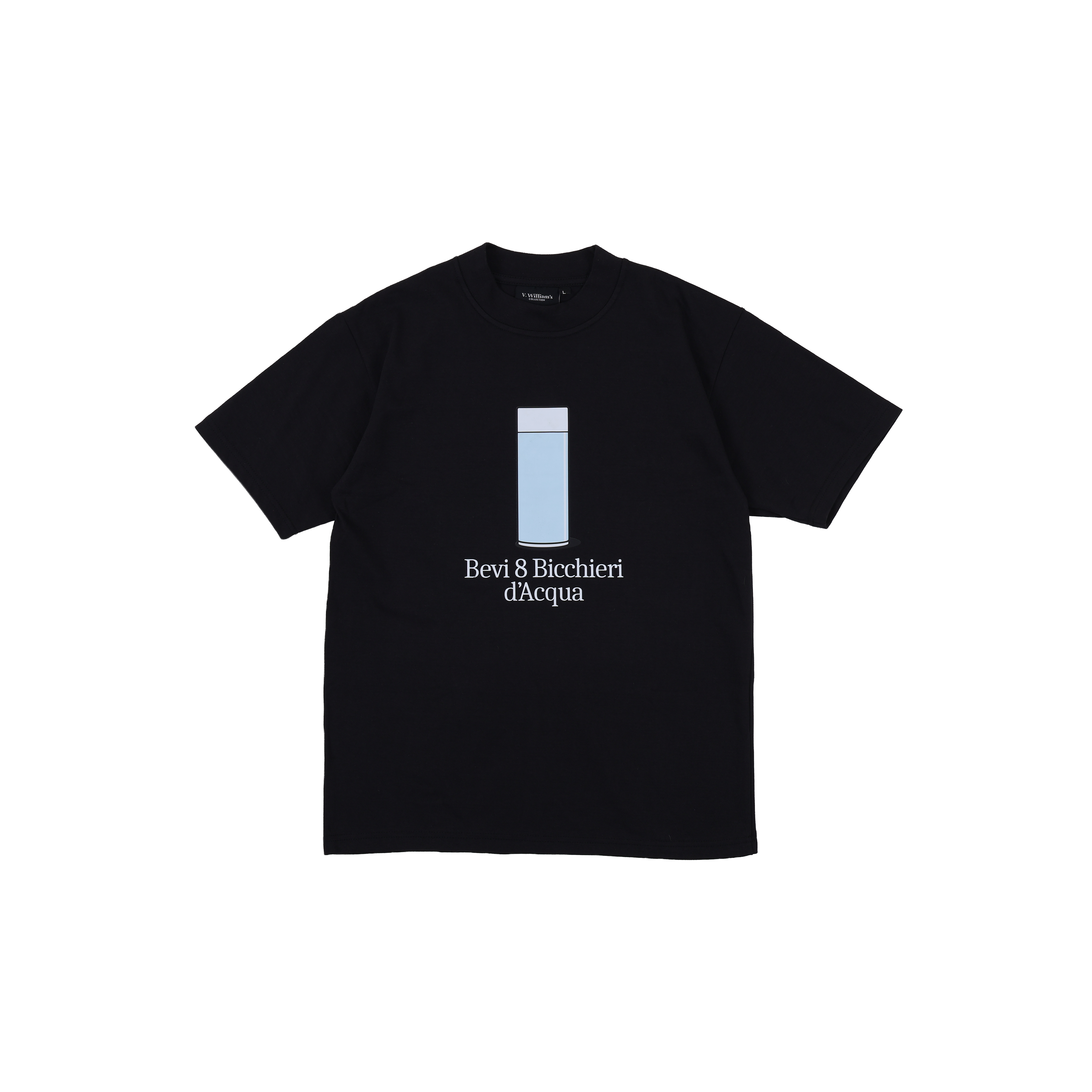 V. William's Mock Neck Graphic T-Shirt Daily Matters Collection