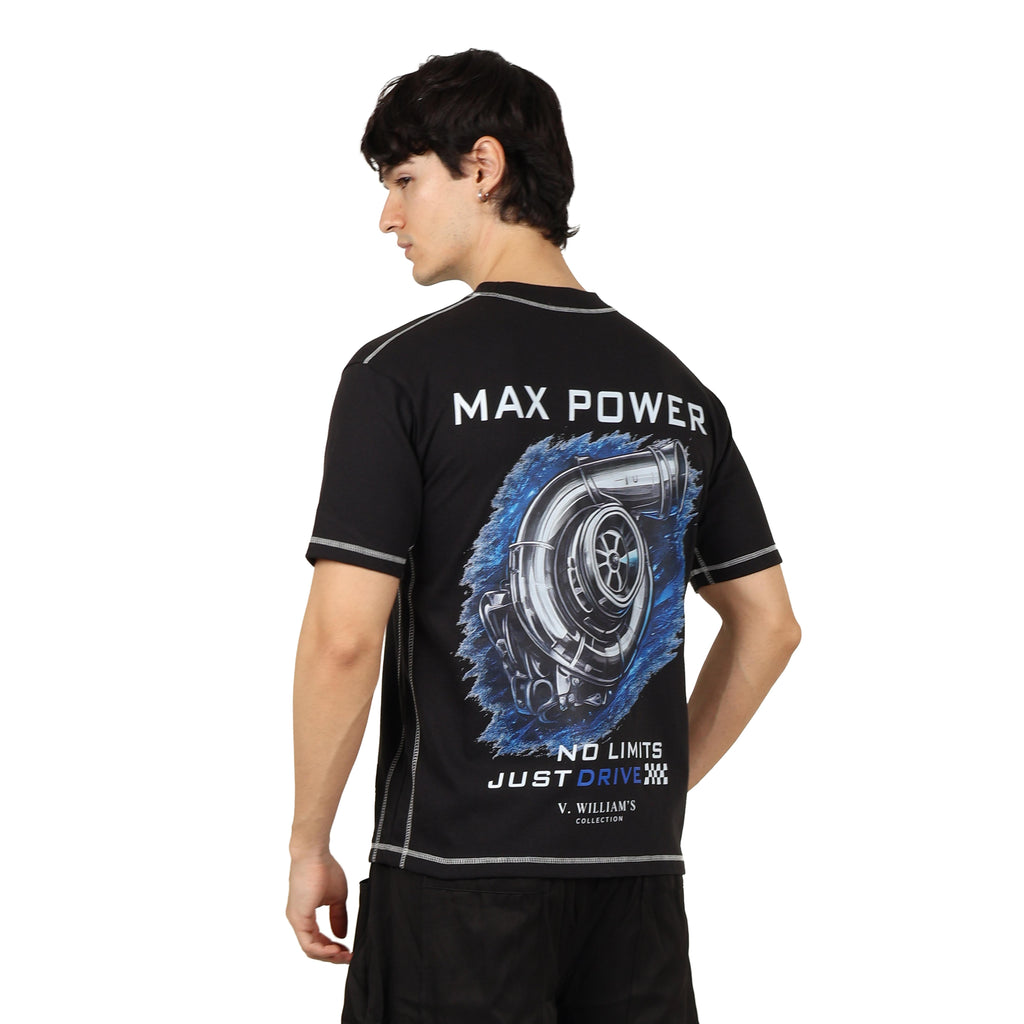 V. William's Heavy Cotton Racing Tees Sporty Fit Reverse Stitch