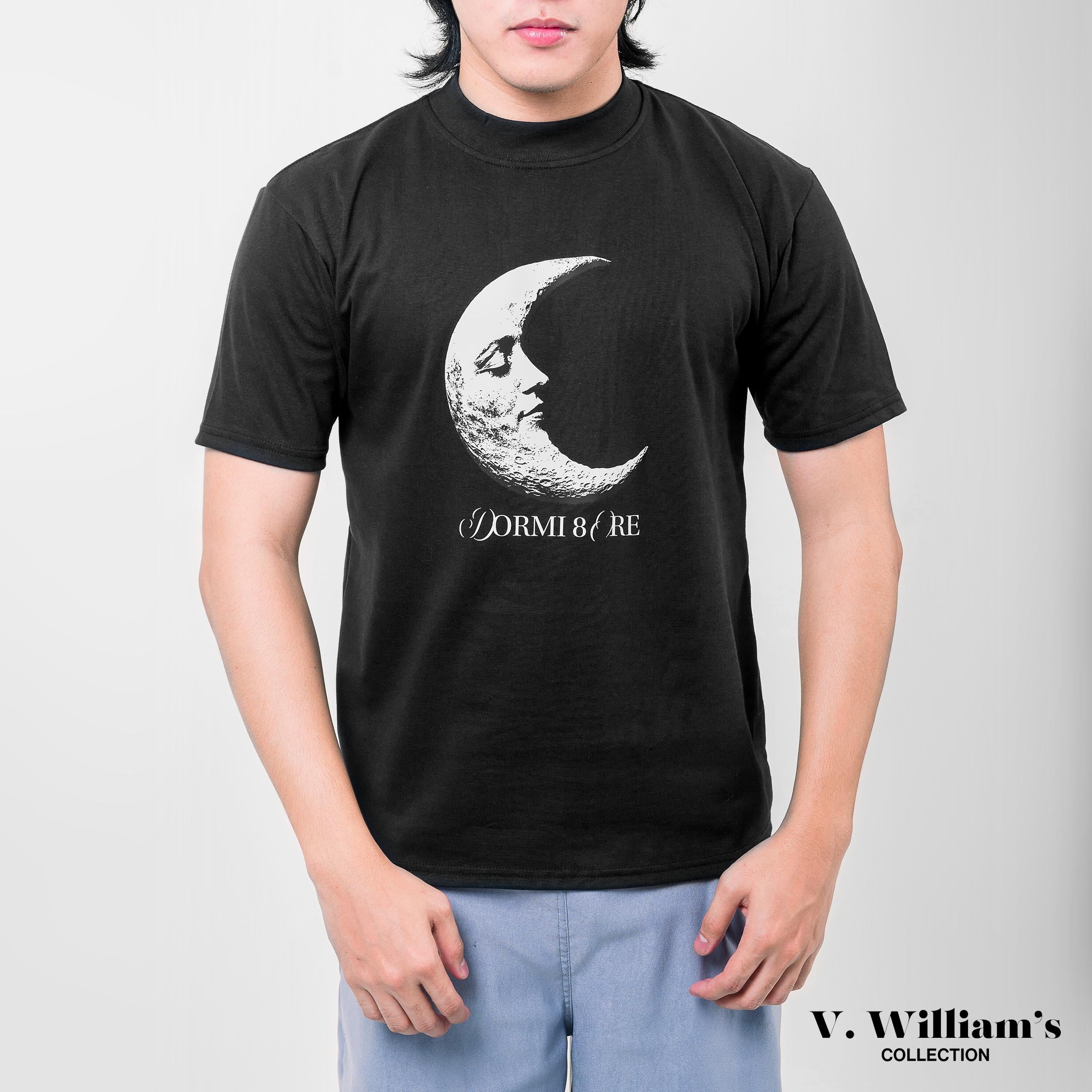 V. William's Mock Neck Graphic T-Shirt Daily Matters Collection